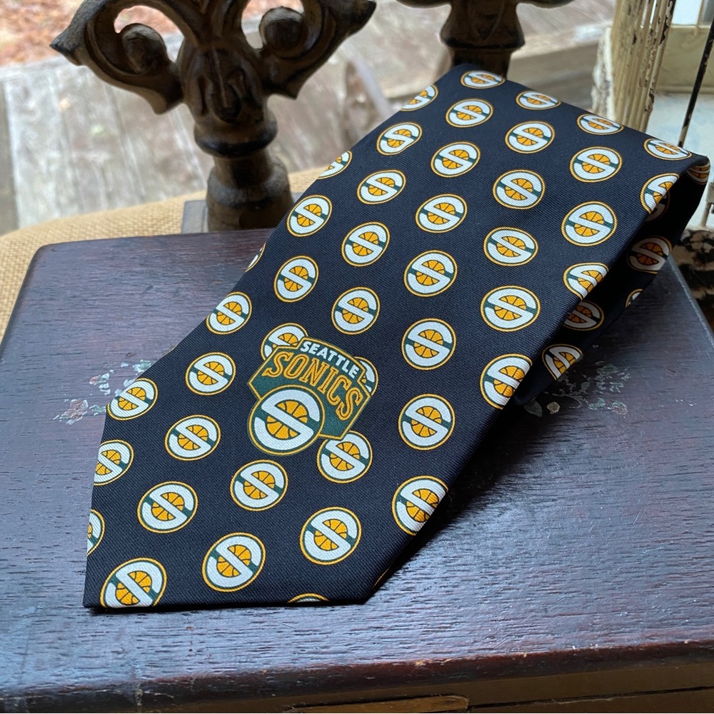 NBA-Seattle Super Sonics Logo Ties Necktie